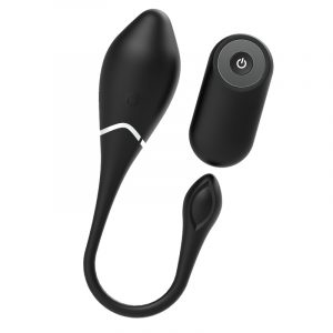 Black Silver Ovo Vibrador Recarregavel luxuria.pt 7